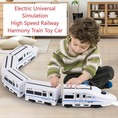 🎅Xmas Specials🎄Electric Universal Simulation High Speed Railway Harmony Train Toy