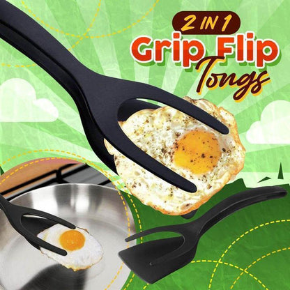 🎁Buy 1 Get 1 Free🎁2 in 1 Grip Flip Tongs